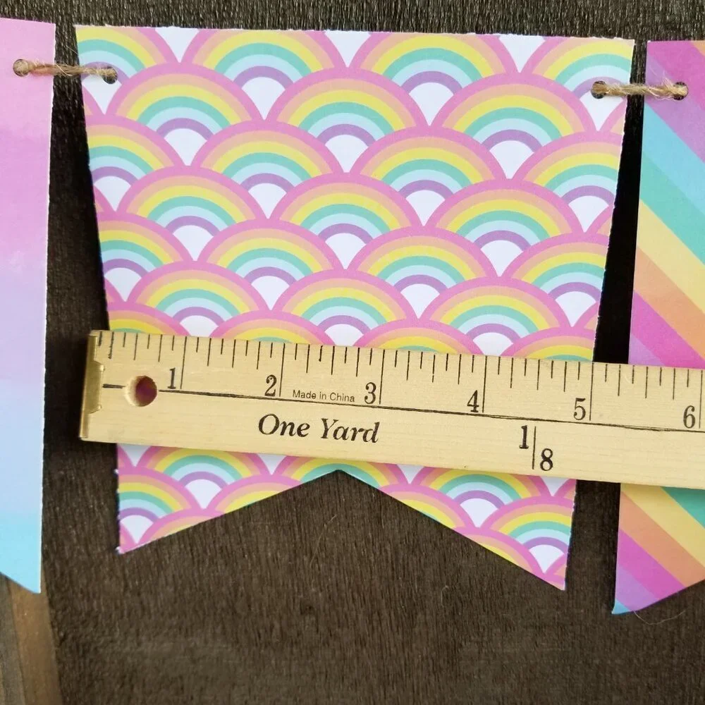 Rainbow Party Set with Confetti